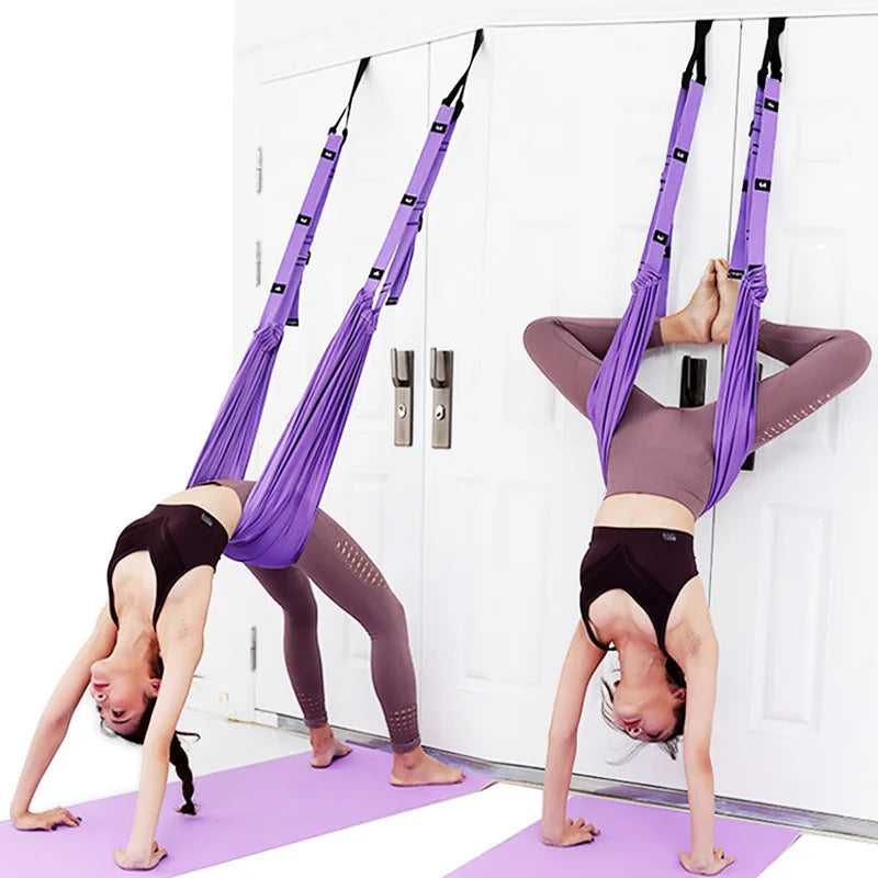 Corde Aérienne Yoga et Étirement Dos