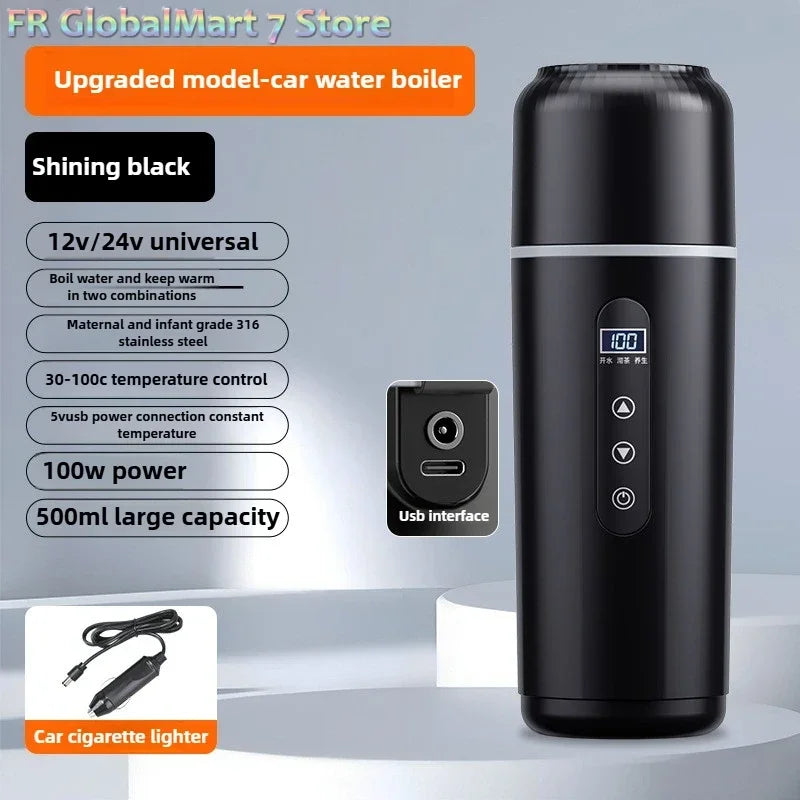 Bouilloire Voiture 12V/24V 500ml