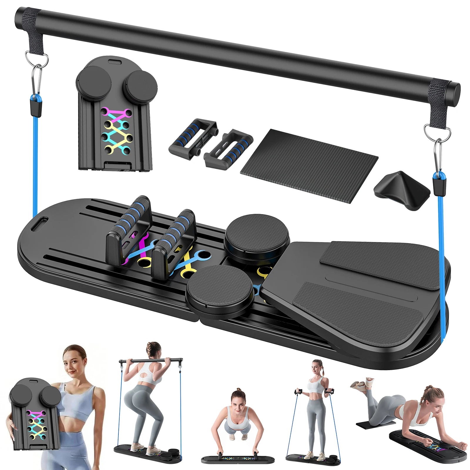 Roue abdominale professionnelle avec accessoires
