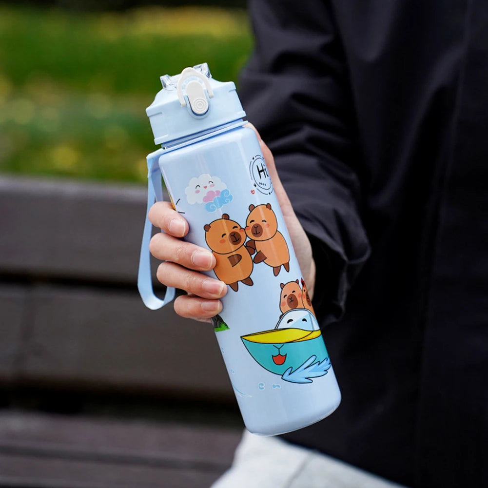 Gourde 700ml Capybara avec Paille