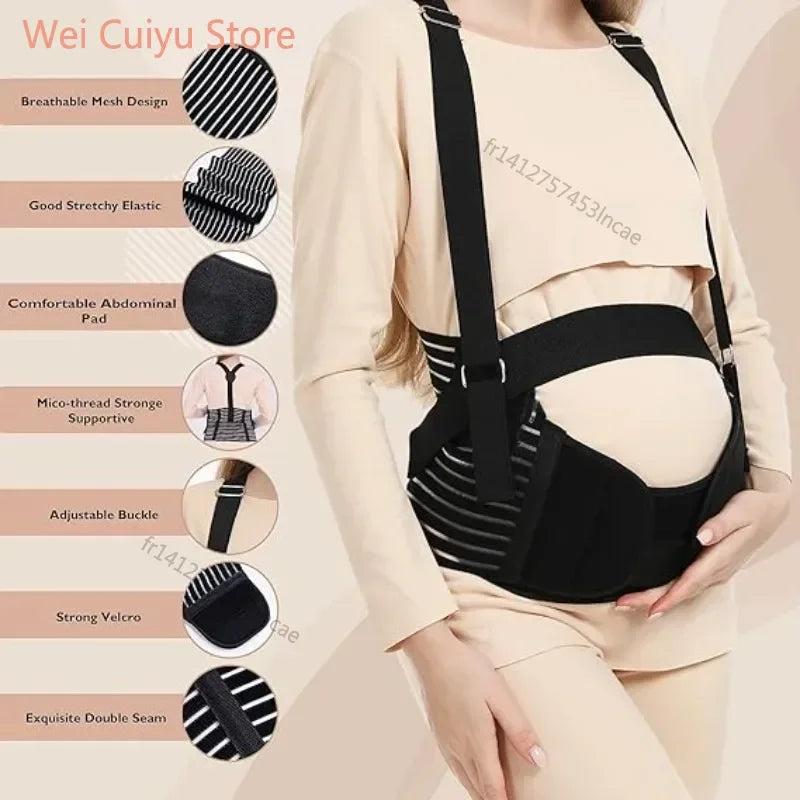 Ceinture de grossesse et post-partum réglable
