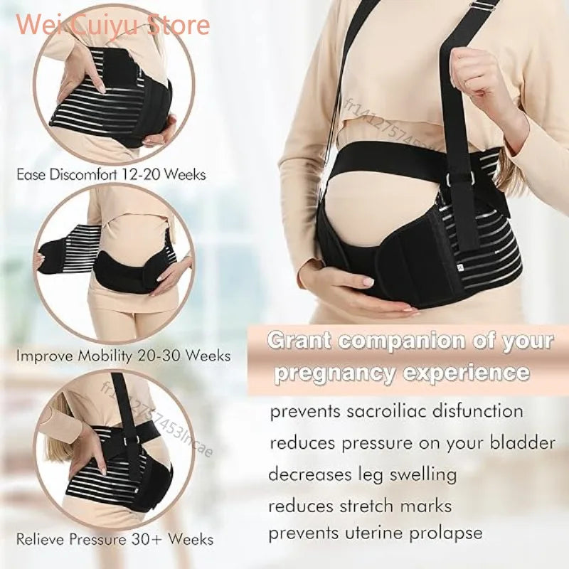 Ceinture de grossesse et post-partum réglable