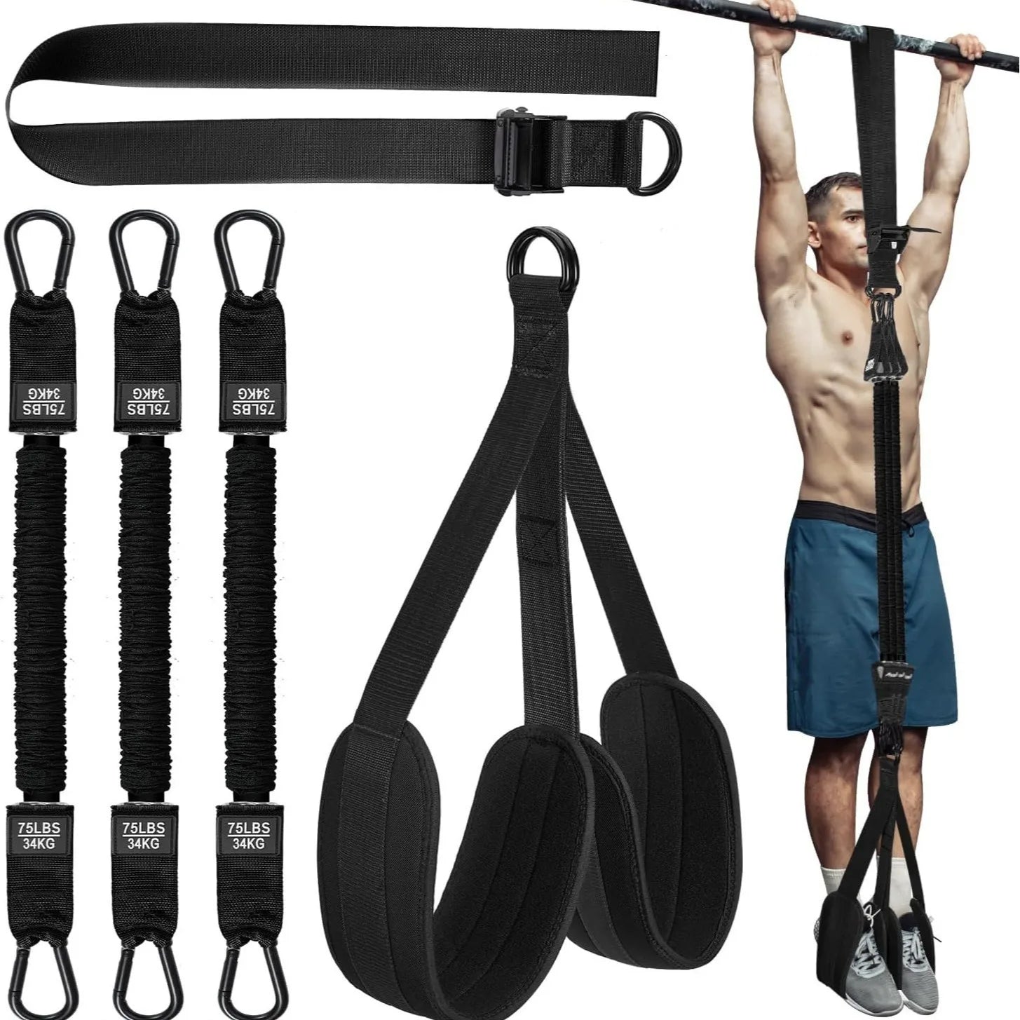 Bande Élastique d’Aide aux Tractions Fitness