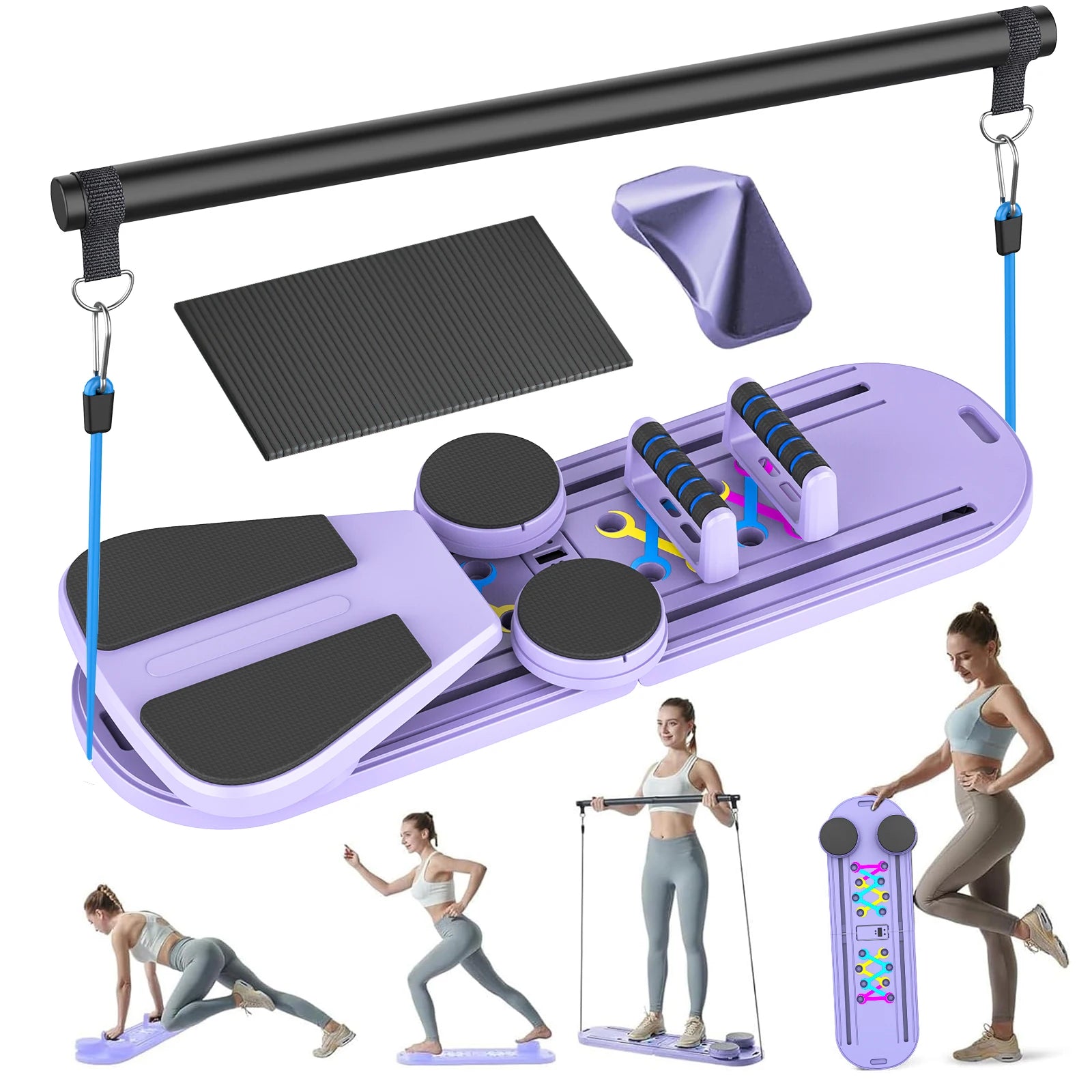 Roue abdominale professionnelle avec accessoires