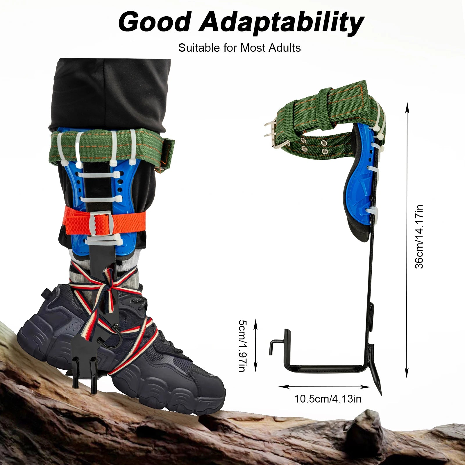 Kit d’Escalade d’Arbre avec Ceinture de Sécurité
