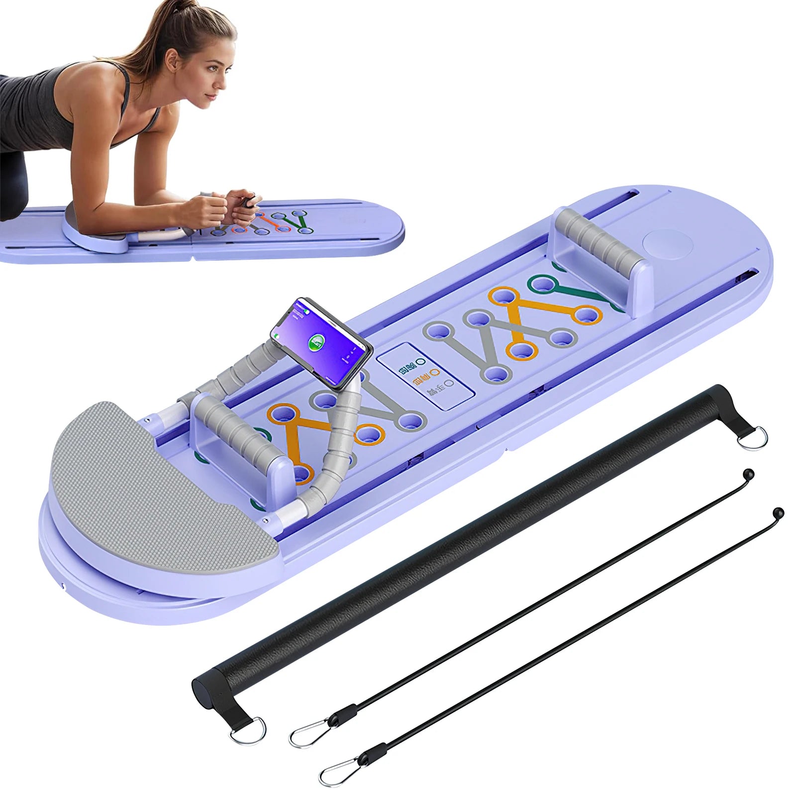 Planche de pompes multifonction pliable