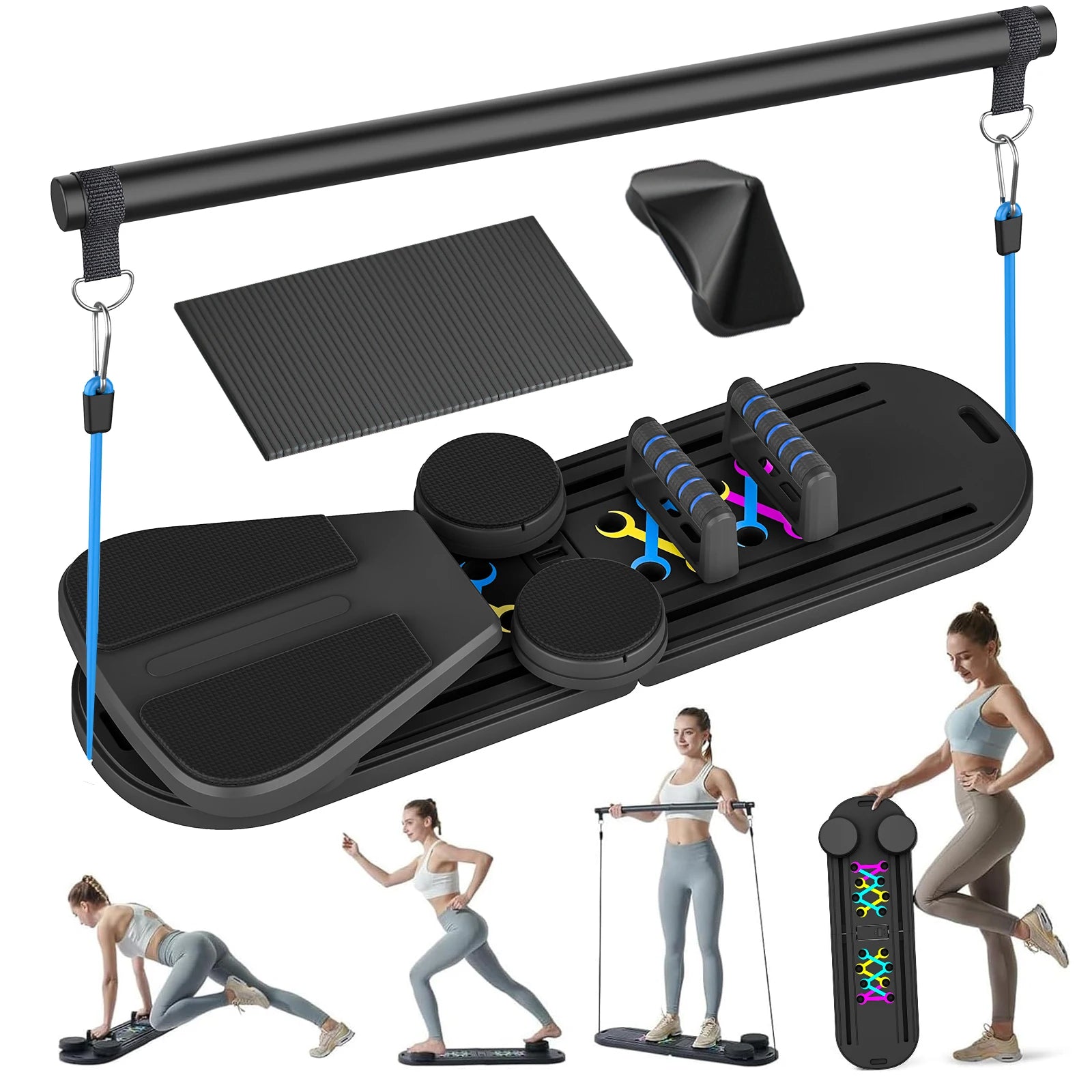 Roue abdominale professionnelle avec accessoires