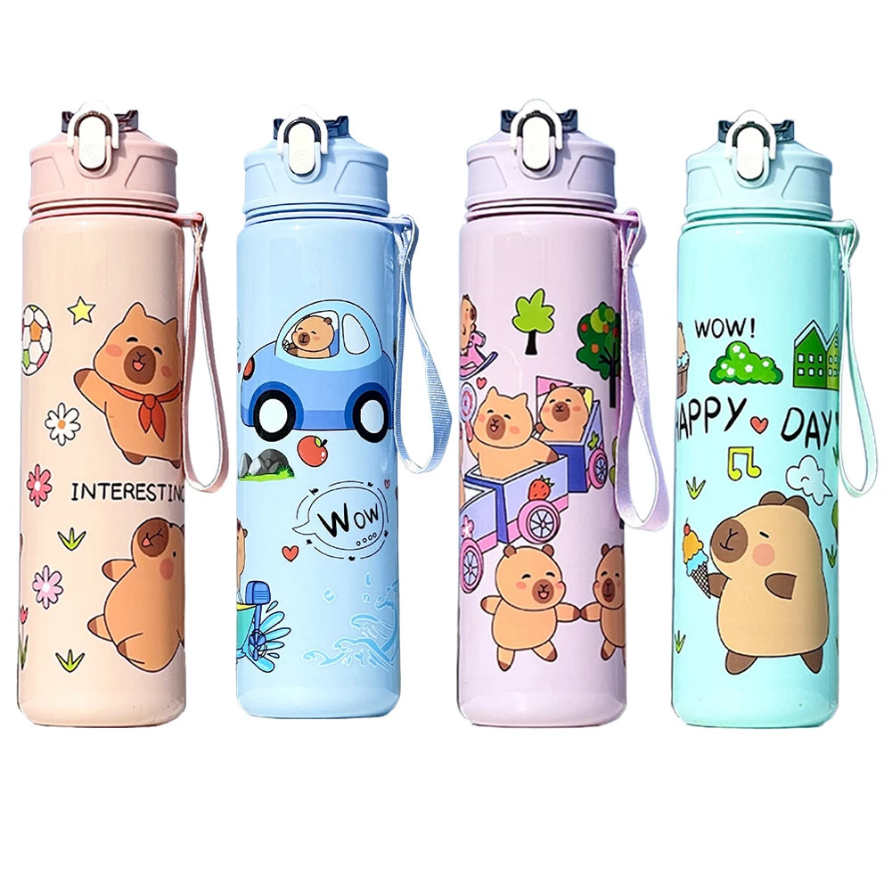 Gourde 700ml Capybara avec Paille