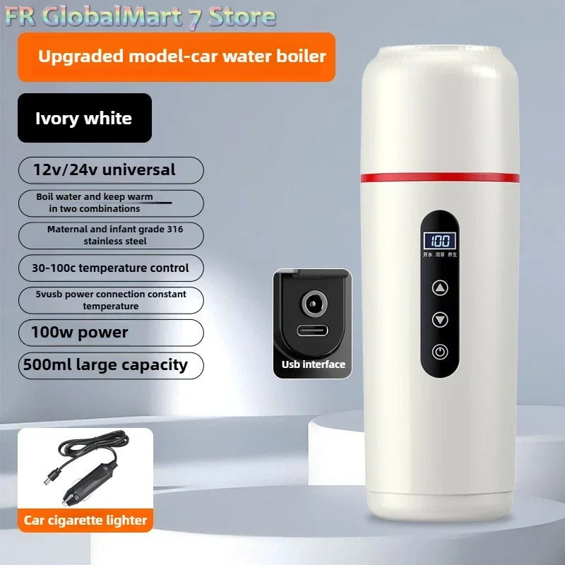 Bouilloire Voiture 12V/24V 500ml