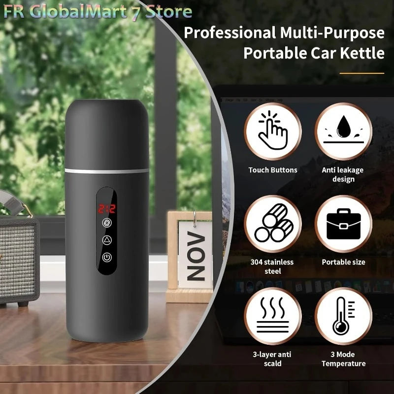 Bouilloire Voiture 12V/24V 500ml