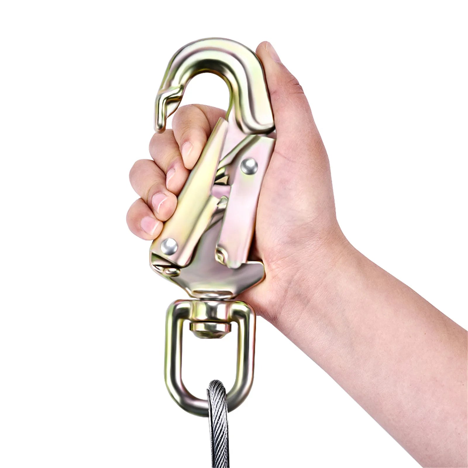 Corde d’Ascension Réglable 12mm avec Noyau Acier