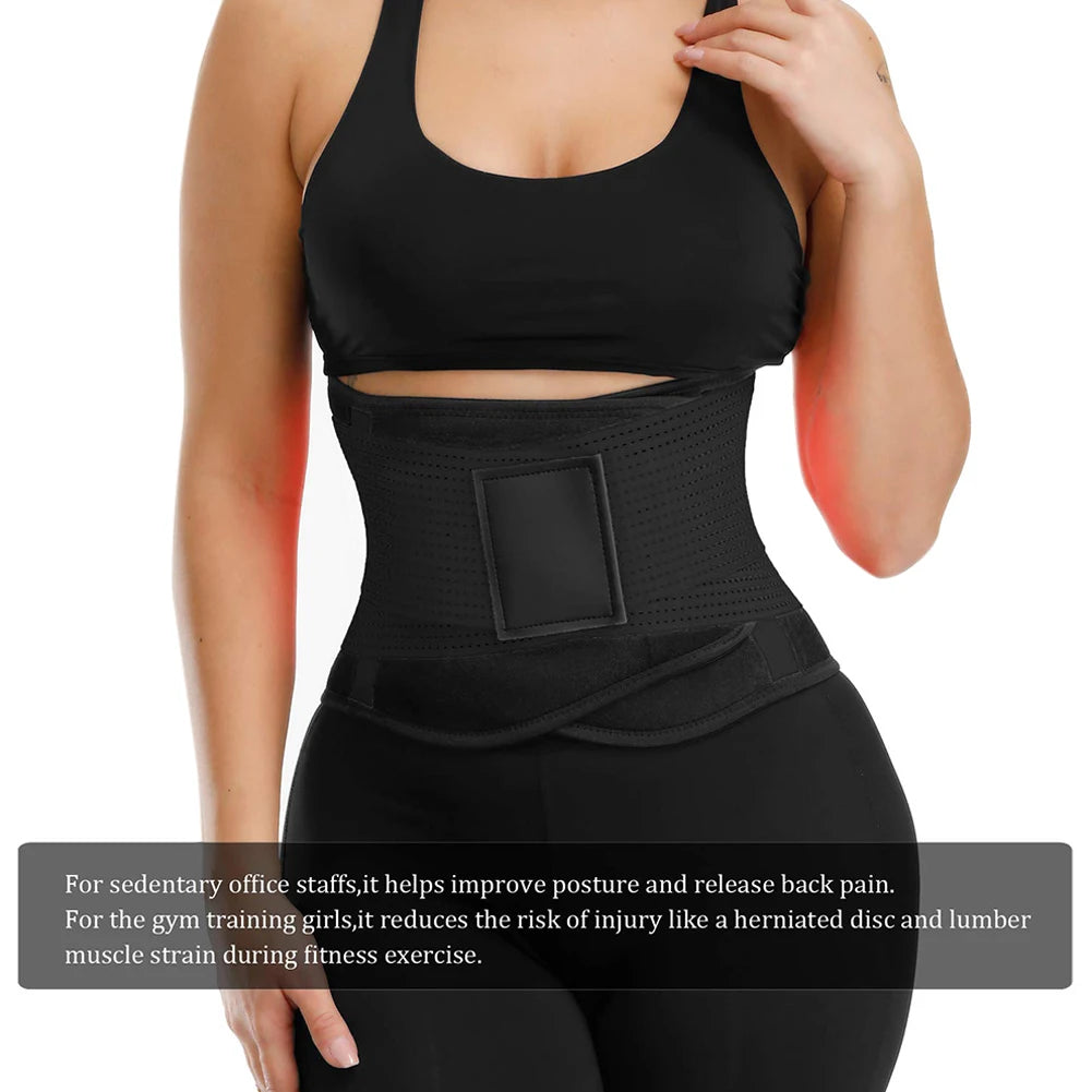 Ceinture de récupération maternité unisexe noire