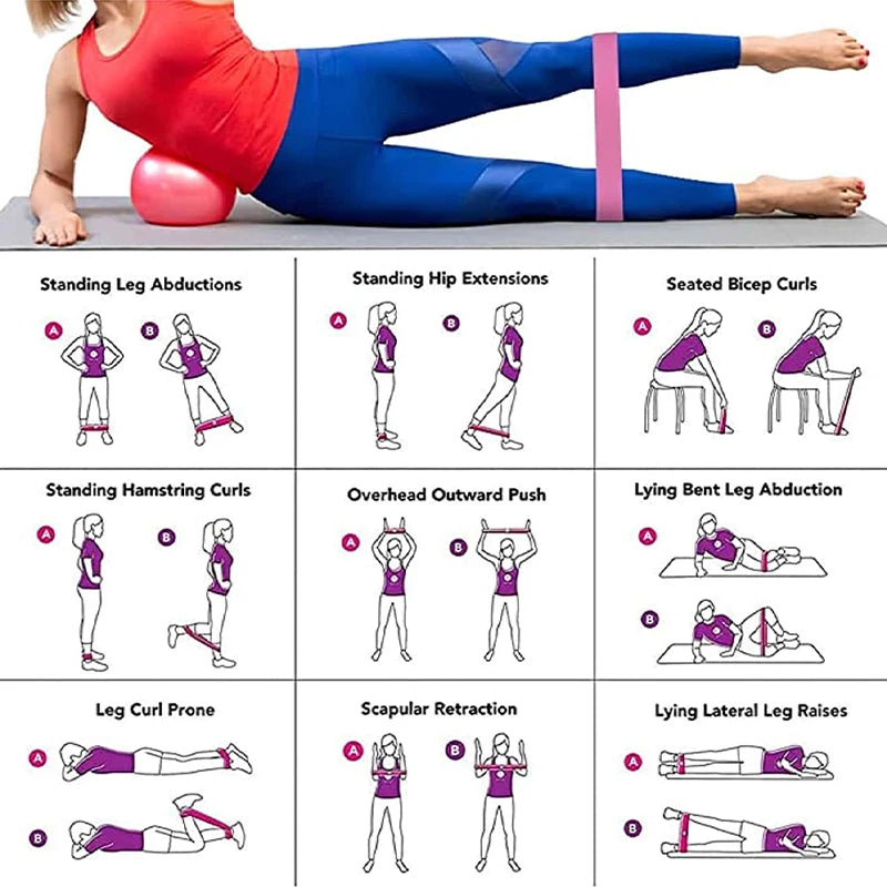 Bandes Élastiques Fitness & Yoga Portables