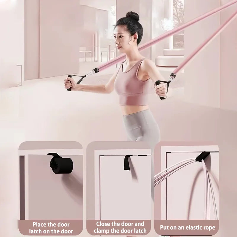 Set Corde Élastique Fitness Couleur Macaron