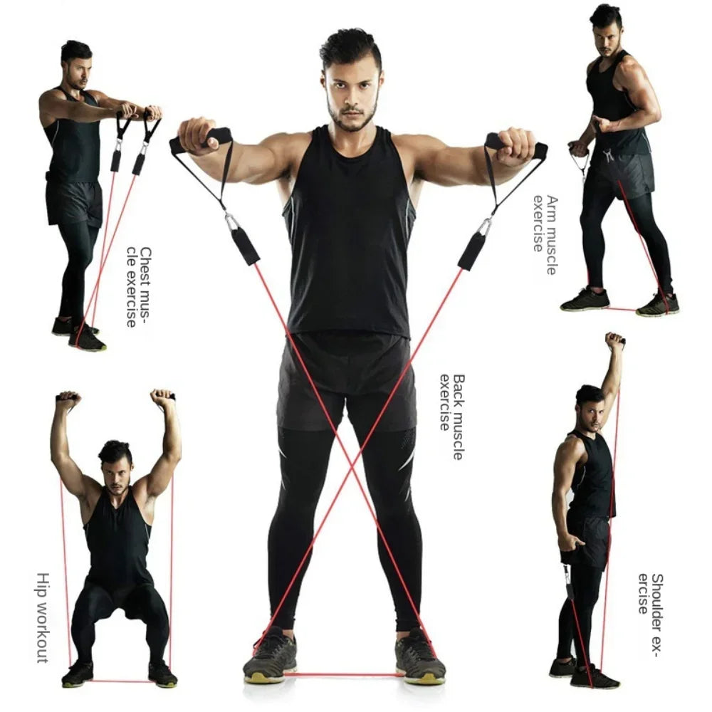 Corde Élastique Fitness Multifonction 5 Tubes