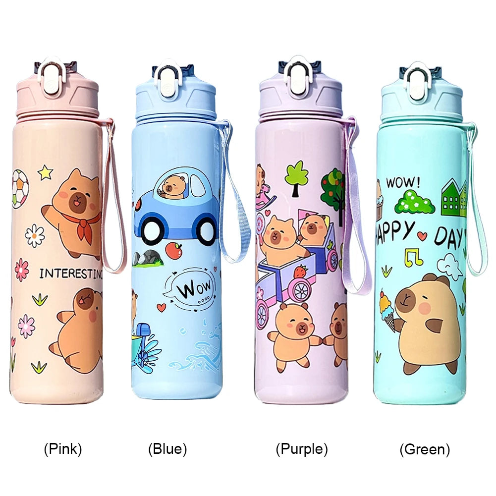 Gourde 700ml Capybara avec Paille