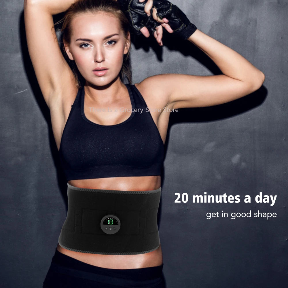 Ceinture tonifiante abdominale électrique USB