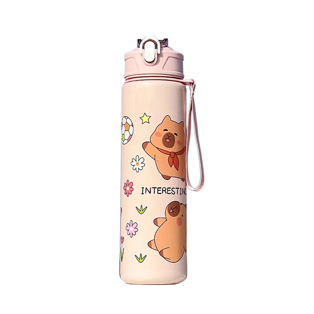Gourde 700ml Capybara avec Paille
