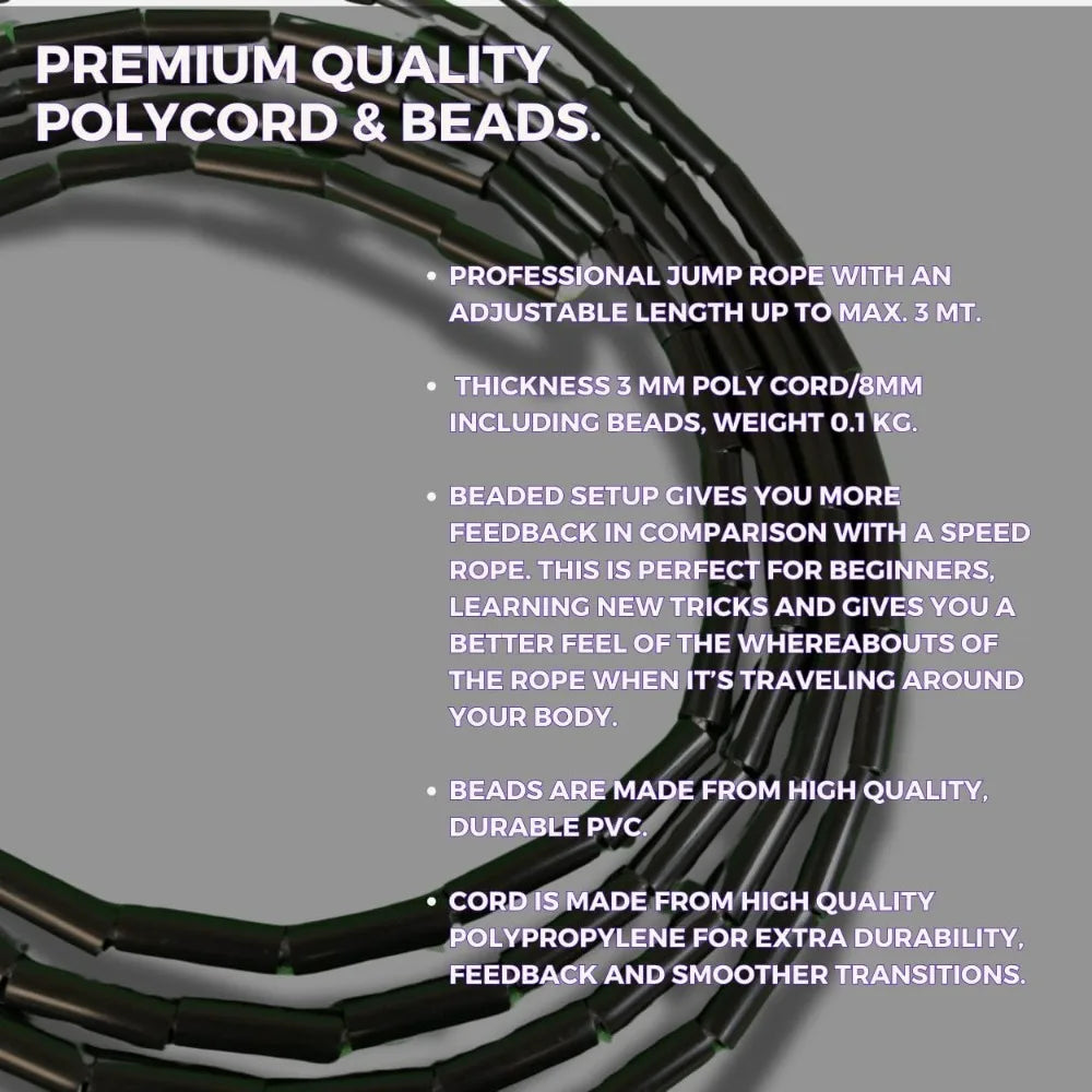 Corde à Sauter Perles Ajustable Pro