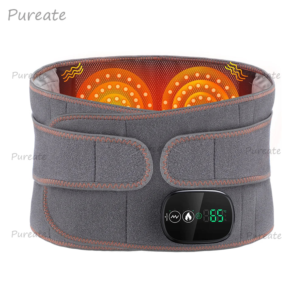 Ceinture de massage chauffante et vibrante